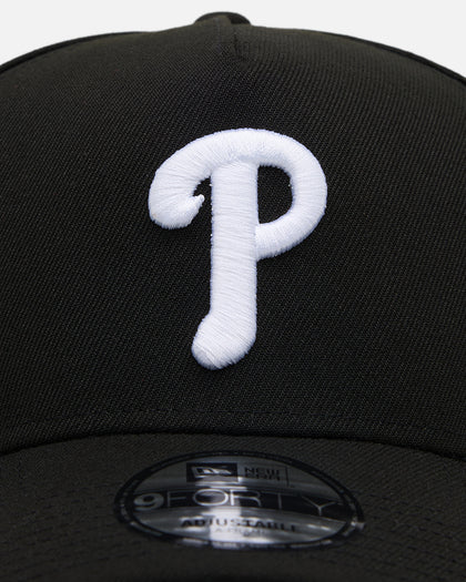 New Era Philadelphia Phillies 'Easy Black and White' 9FORTY A-Frame Snapback Black/White