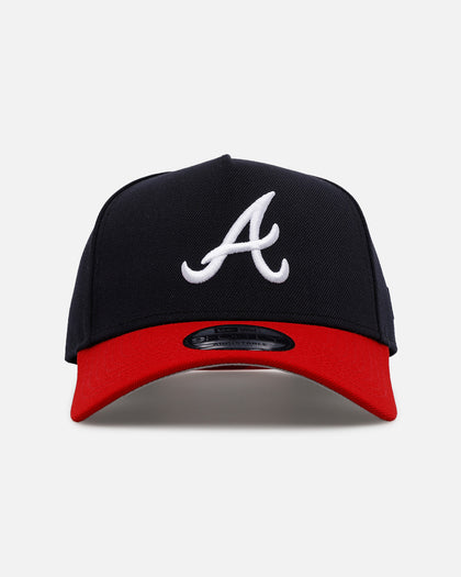 New Era Atlanta Braves 'Homage' 9FORTY A-Frame Snapback Navy/Red