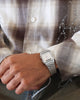 Casio AQ230A-7D Watch Silver/White