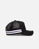 New Era New York Yankees 'Stripe' 9FORTY A-Frame Trucker Snapback Black/White