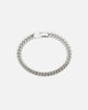 Guess Mainline Lo Studio 8mm Curb Chain Silver Bracelet Silver