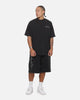 Saint Morta La Familia Baggy Sweat Shorts Washed Black