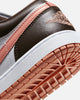 Jordan Women's Air Jordan 1 Low "Brown & Pink" White/Brown