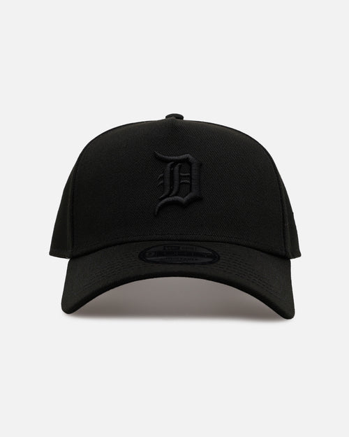 New Era Detroit Tigers 'Easy Black' 9FORTY A-Frame Snapback Black/Black
