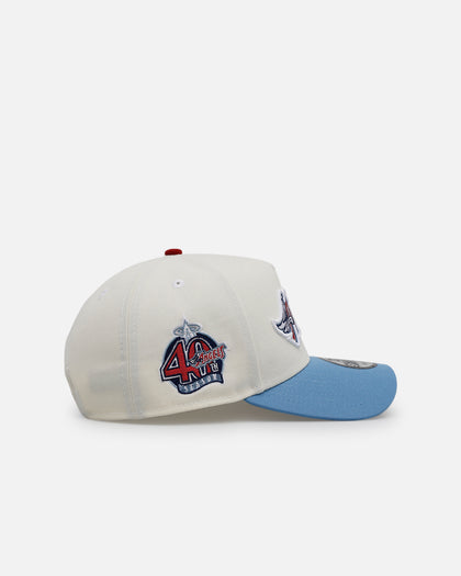 New Era Los Angeles Angels 'Chrome Metallic Wordmark' 9FORTY A-Frame Snapback Chrome