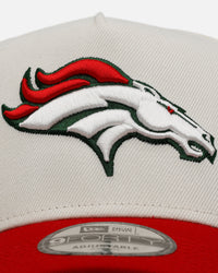 New Era Denver Broncos 'Strawberry' 9FORTY A-Frame Snapback Chrome/Red