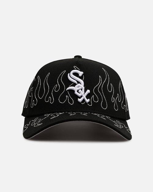 New Era Chicago White Sox 'Outline Flames' 9FORTY A-Frame Snapback Black