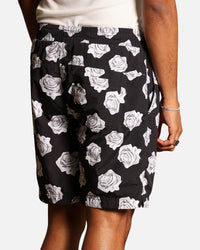 Saint Morta Vintage Rose Beach Shorts Black