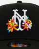 New Era New York Mets 'Summer Flowers' 9FORTY A-Frame Snapback Black