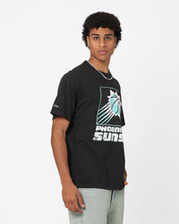 Mitchell & Ness Phoenix Suns Ice Blue Logo T-Shirt Faded Black