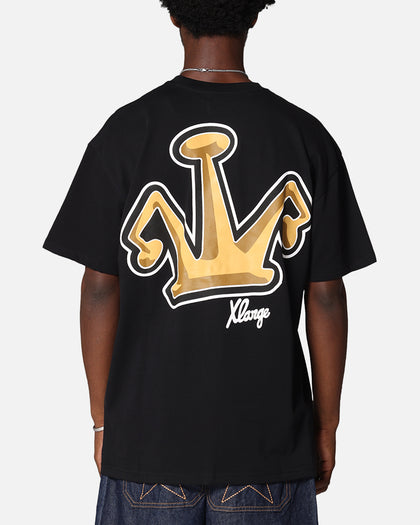 X-Large Folded Crown T-Shirt Solid Black