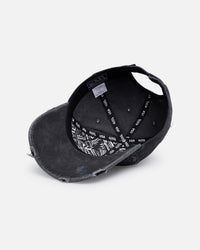 Von Dutch Flames Dad Strapback Washed Black