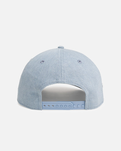 New Era Oakland Raiders 'Distressed Denim' 9FORTY A-Frame Snapback Light Wash Denim