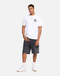 S Double Track Dot T-Shirt White