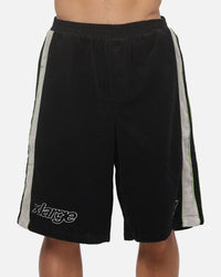 X-Large Pipe Cord Baggy 91 Shorts Black