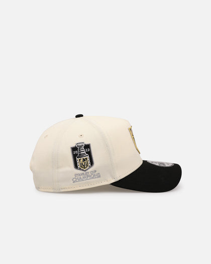 New Era Vegas Golden Knights 'Team Color Visor' 9FORTY A-Frame Snapback Chrome/Official Team Color