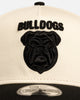 New Era Canterbury-Bankstown Bulldogs 'Chrome Black' 9FORTY A-Frame Snapback White/Black