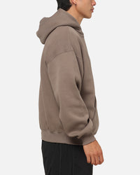Jordan Brooklyn Fleece Oversized Hoodie Olive Grey