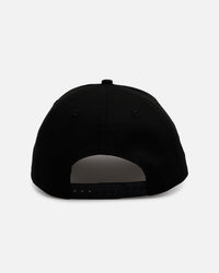 New Era New York Yankees 'Raised Metallic Chainstitch' 9FORTY A-Frame Snapback Black