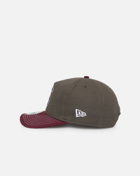 New Era Chicago White Sox 'Contrast Visor' Pre-Curved Golfer Snapback Moss/Maroon