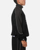 Carre Las Vegas City Series Quarter Zip Crewneck Black Pinstripe