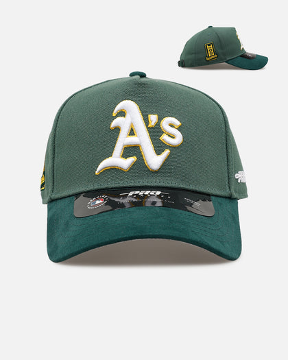 Pro Standard Oakland Athletics 'Team Color Suede' Pro Pinch Strapback Official Team Color