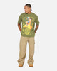 73Studio X One Piece Usopp Vintage T-Shirt Washed Olive