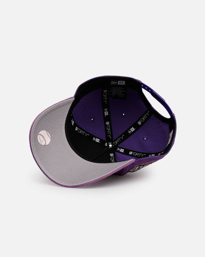New Era Atlanta Braves 'Washed Purple' 9FORTY A-Frame Snapback Washed Purple