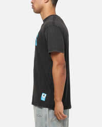 Bleacher Athletic Gold Coast Titans NRL Washed T-Shirt Black