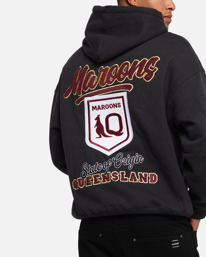 Queensland Rugby League Queensland Maroons State Of Origin Hoodie Faded Black