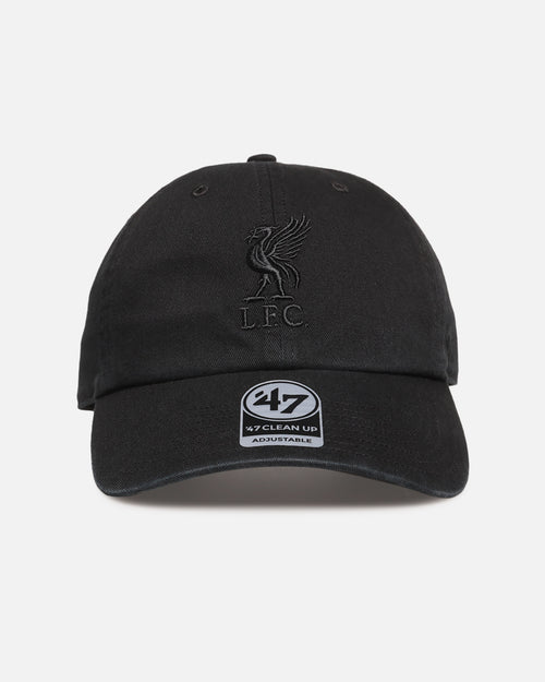 47 Brand Liverpool Football Club 47 Clean Up Strapback Black/Black