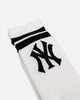 Pro Compression New York Yankees Gym Stripe Crew Sock Black/White