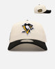 New Era Pittsburgh Penguins 'Team Color Visor' 9FORTY A-Frame Snapback Chrome/Official Team Color
