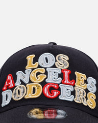 New Era Los Angeles Dodgers 'Fabric Shop' 9FORTY A-Frame Snapback Navy