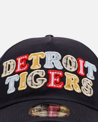 New Era Detroit Tigers 'Fabric Shop' 9FORTY A-Frame Snapback Navy