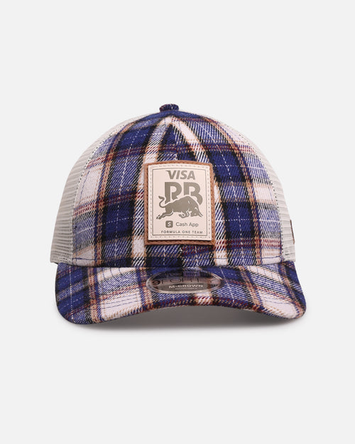 New Era x Red Bull Racing Visa Cards 'Austin GP Collection' 9FORTY A-Frame Trucker Snapback Dark Blue