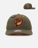 Mitchell & Ness Miami Dolphins 'Harmony of Hues' Pro Crown Snapback Olive/Orange