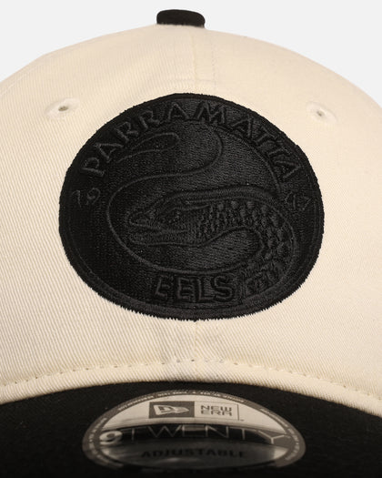 New Era Parramatta Eels 'NRL Two Tone' 9TWENTY Strapback Chrome White/Black