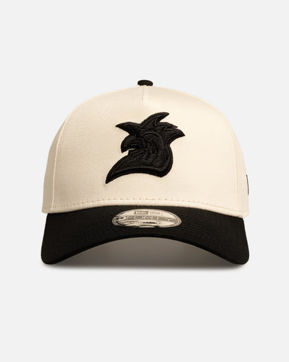 New Era Sydney Roosters 'Chrome Black' 9FORTY A-Frame Snapback White/Black