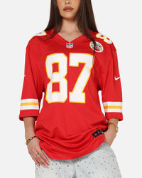 Nike Kansas City Chiefs Travis Kelce #87 Home Game NFL Jersey University Red