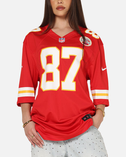 Nike Kansas City Chiefs Travis Kelce #87 Home Game NFL Jersey University Red