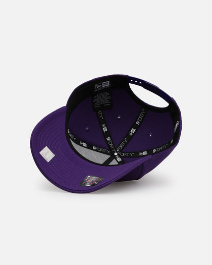 New Era Los Angeles Lakers 'Upside Down NBA' 9FORTY A-Frame Snapback Purple