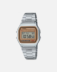 Casio A158WEA-9D Watch Silver/Bronze