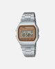 Casio A158WEA-9D Watch Silver/Bronze