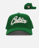New Era Boston Celtics 'Candy Cane Side Patch' 9FORTY A-Frame Snapback Official Team Color