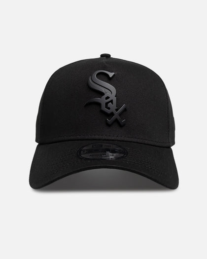 New Era Chicago White Sox "Black Metal Badge" 9Forty A-Frame Snapback Black