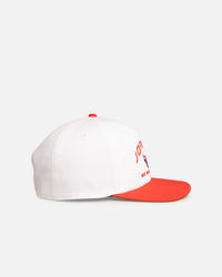 Jordan Chicago Bulls Jordan Pro Unstructured Flat Bill Snapback White/Red