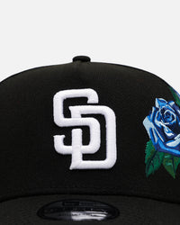 New Era San Diego Padres 'Blue Rose' 9FORTY A-Frame Snapback Black/Blue