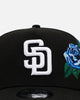New Era San Diego Padres 'Blue Rose' 9FORTY A-Frame Snapback Black/Blue