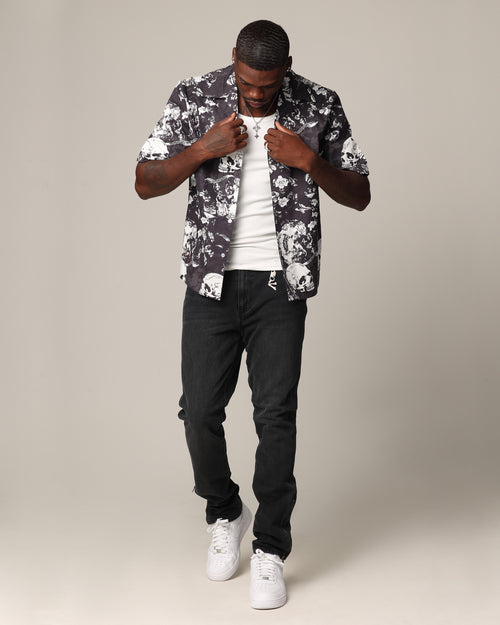 Saint Morta Undying Love Short Sleeve Shirt Black/White